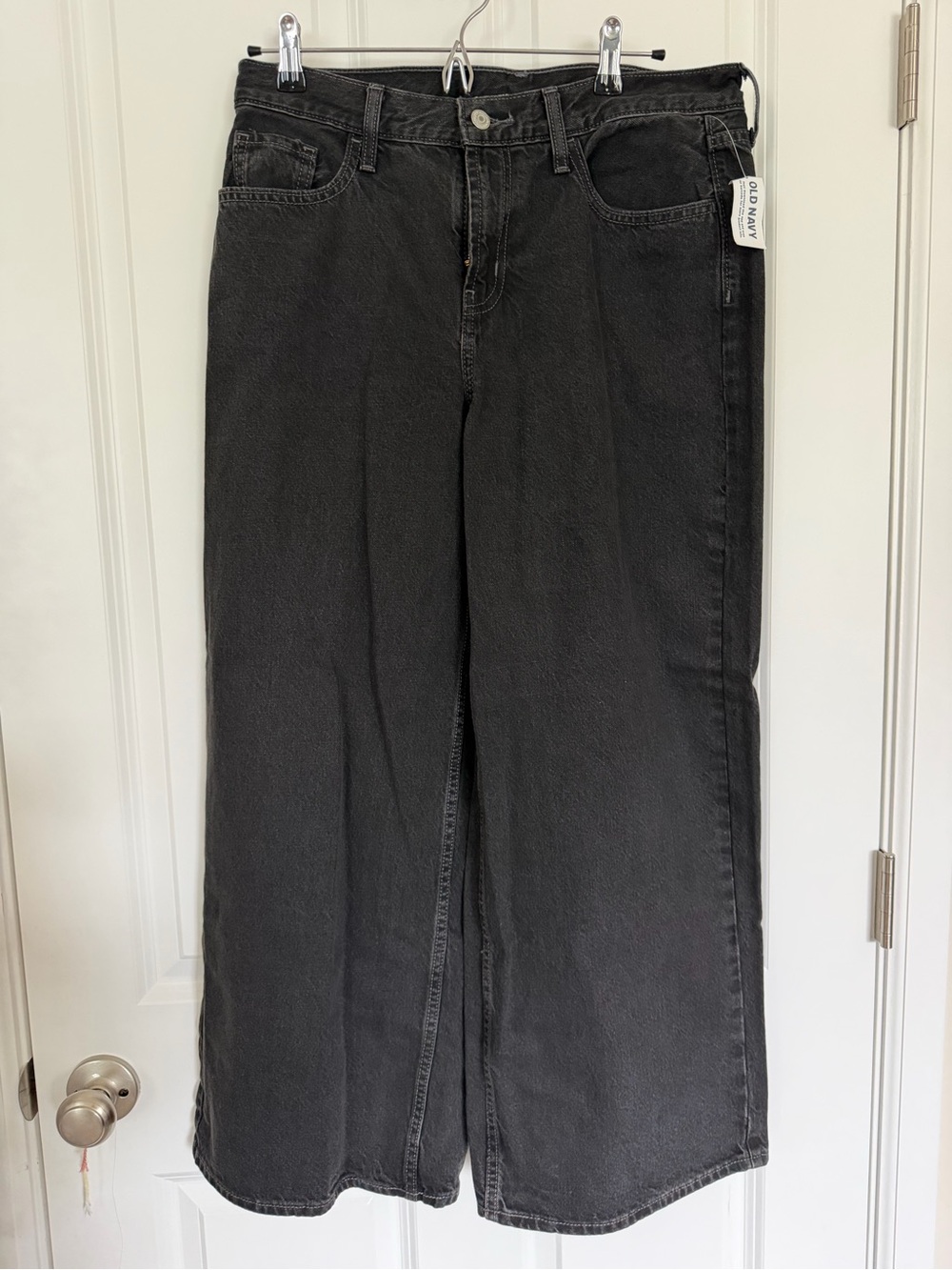 Old Navy Black Wide-Leg Jeans